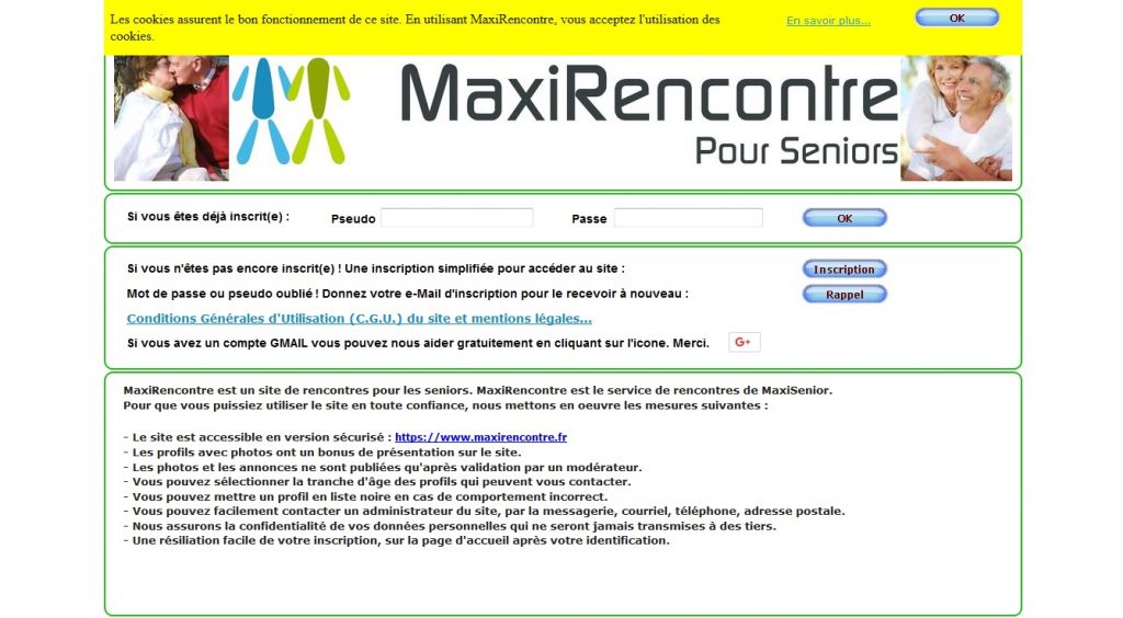 Maxi Rencontre accueil inscription